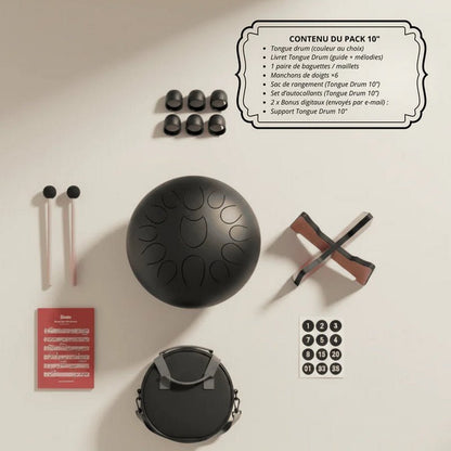 Tongue Drum 10" — Pack Sérénité - SONARI DRUM