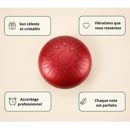 Tongue Drum 10" — Pack Sérénité - SONARI DRUM