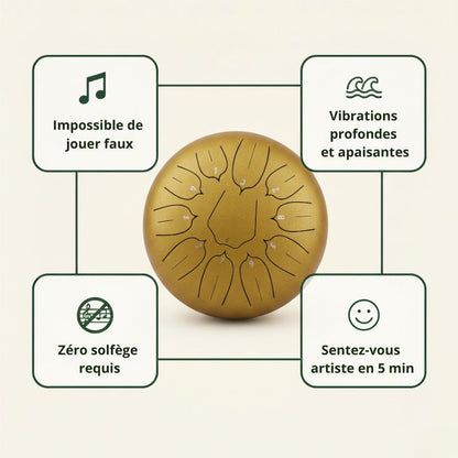 Tongue Drum 10" — Pack Sérénité - SONARI DRUM