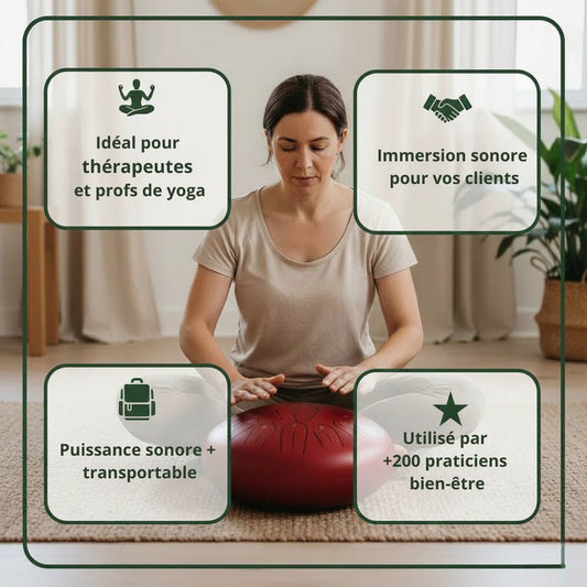 Tongue Drum 12" — Version Complète - SONARI DRUM