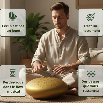 Tongue Drum 12" — Version Complète - SONARI DRUM