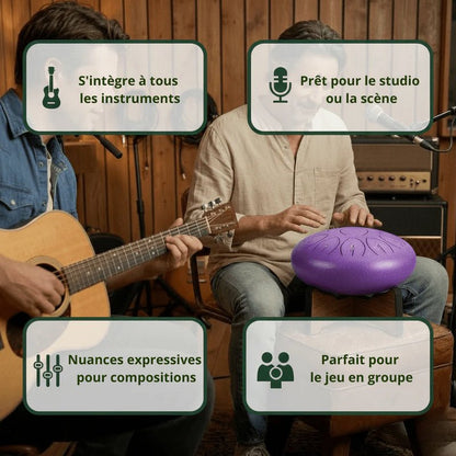 Tongue Drum 12" — Version Complète - SONARI DRUM