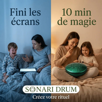 Tongue Drum 6" — Pack Éveil Musical Enfant - SONARI DRUM
